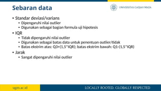 Sebaran Data kuliah biostatistik: jenis data dan analisis deskriptif data ...