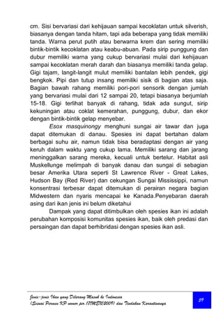 Jenis ikan yang dilarang masuk ke indonesia | PDF