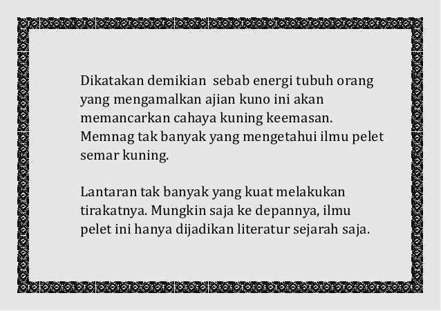 Jenis ilmu pelet semar yang tersebar di nusantara