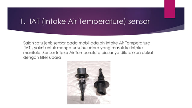 jenis jenis sensor pada kendaraan mobill | PPTX