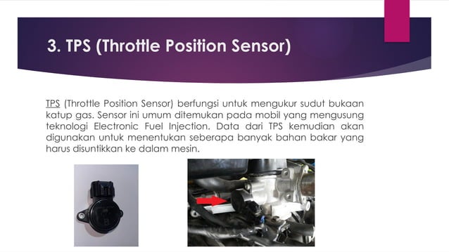 jenis jenis sensor pada kendaraan mobill | PPTX