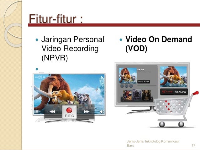 Jenis jenis teknologi baru ( ilmu komunikasi semester 2 )