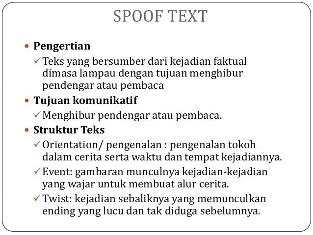 Jenis – jenis text