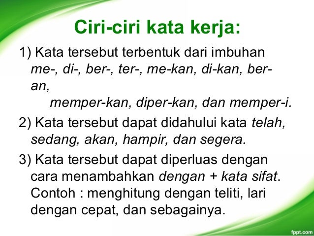 Jenis kata bahasa blm sls