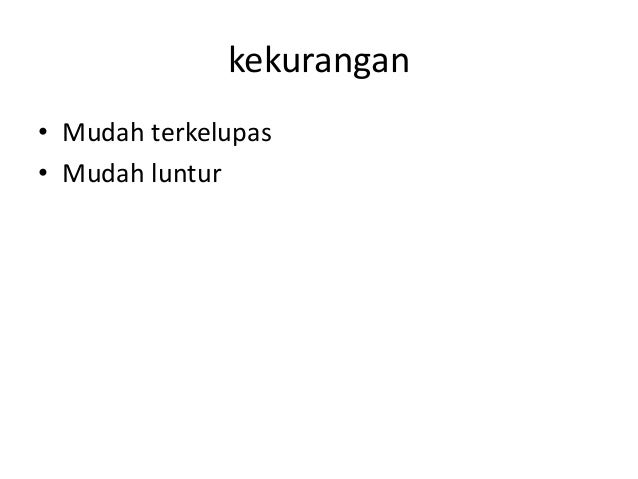 Jenis kusen cat