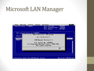 Microsoft LAN Manager

 