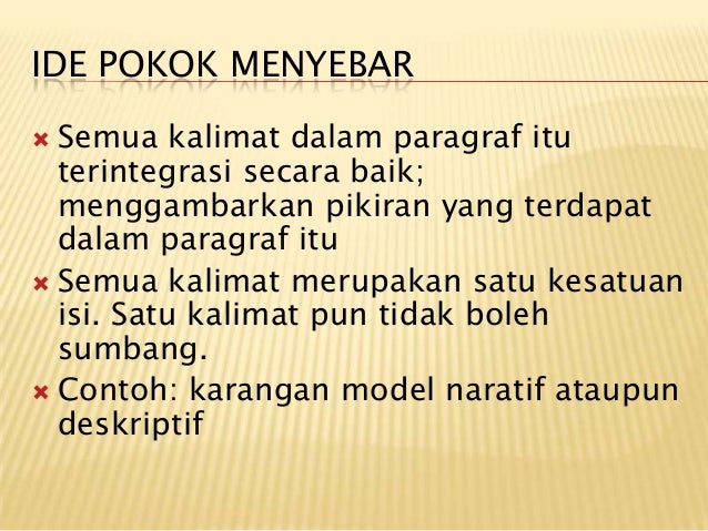 Jenis Paragraf Berdasar Letak Ide Pokok