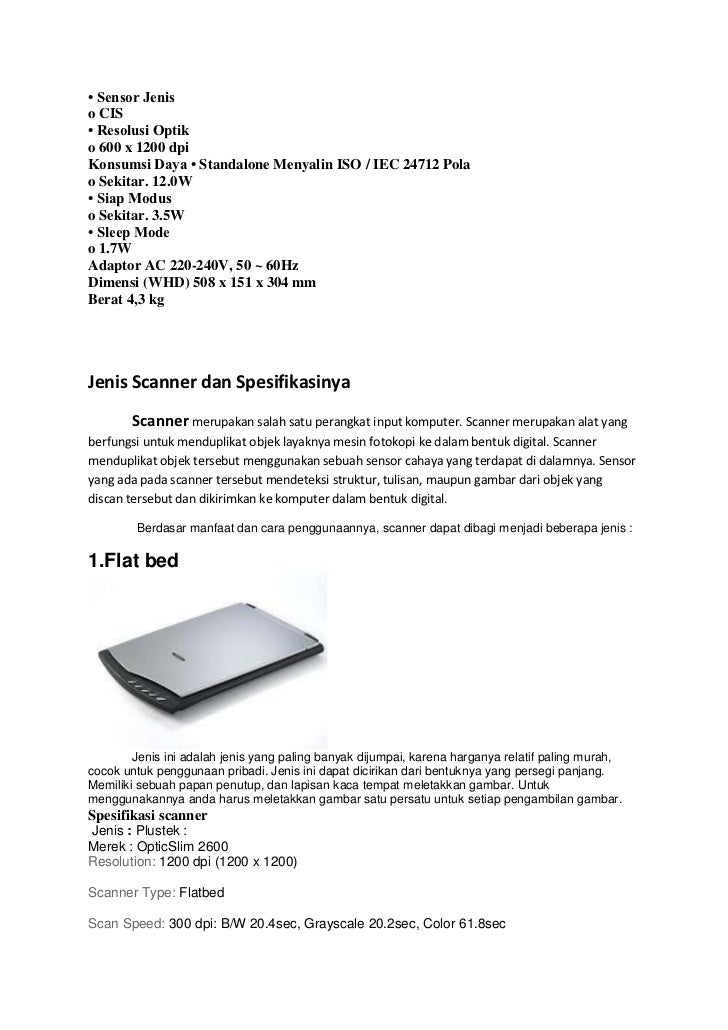 jenis printer dan spesifikasinya jenis printer dan spesifikasinya
