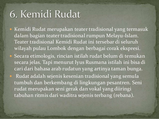 Jenis Teater Tradisional Nusantara By Df4