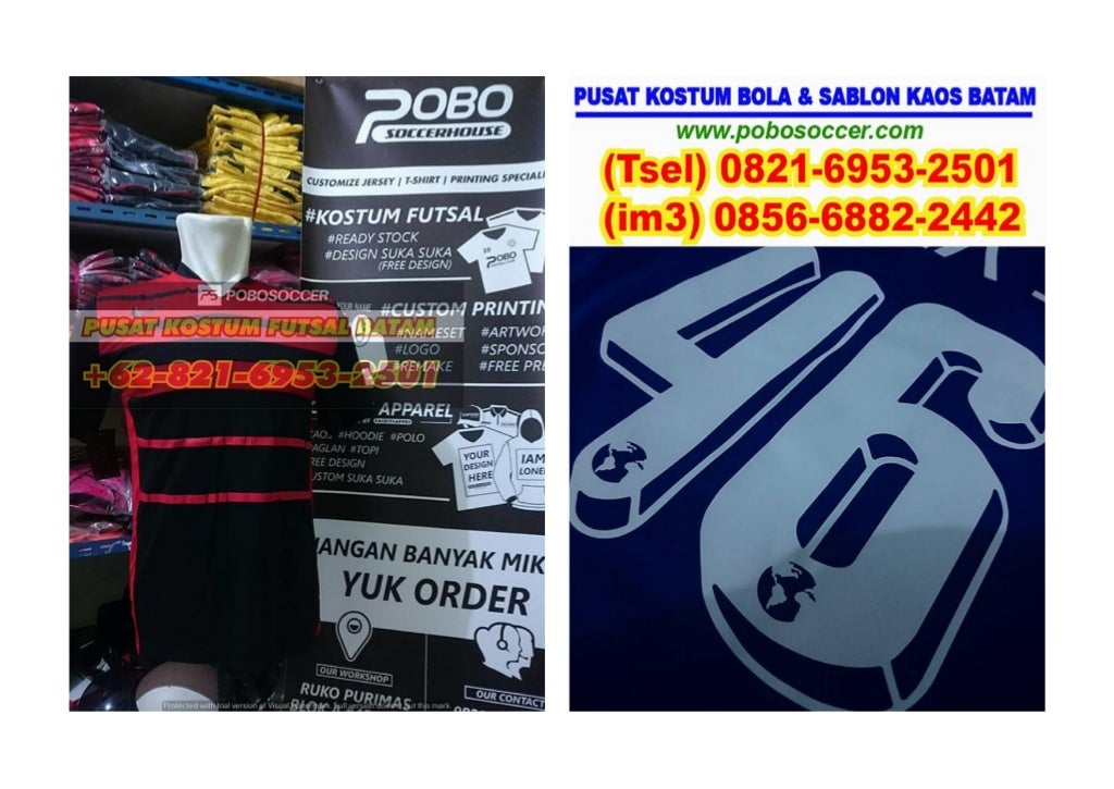 0856 6882 2442 Im3 jasa cetak  baju  berkerah satuan  