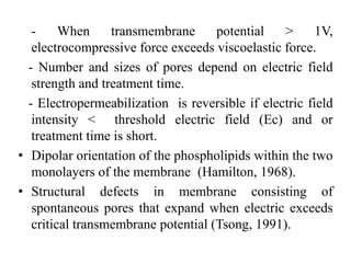 Effect of non thermal processing methods on microwrganisms | PPT