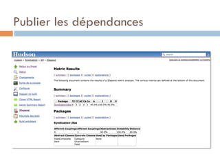 Publier les dépendances
 