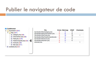 Publier le navigateur de code
 