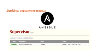 Jenkins: Déploiement continue
 
