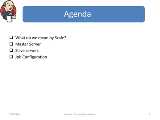 Jenkins scaling best practices | PPT