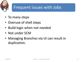 Jenkins scaling best practices | PPT