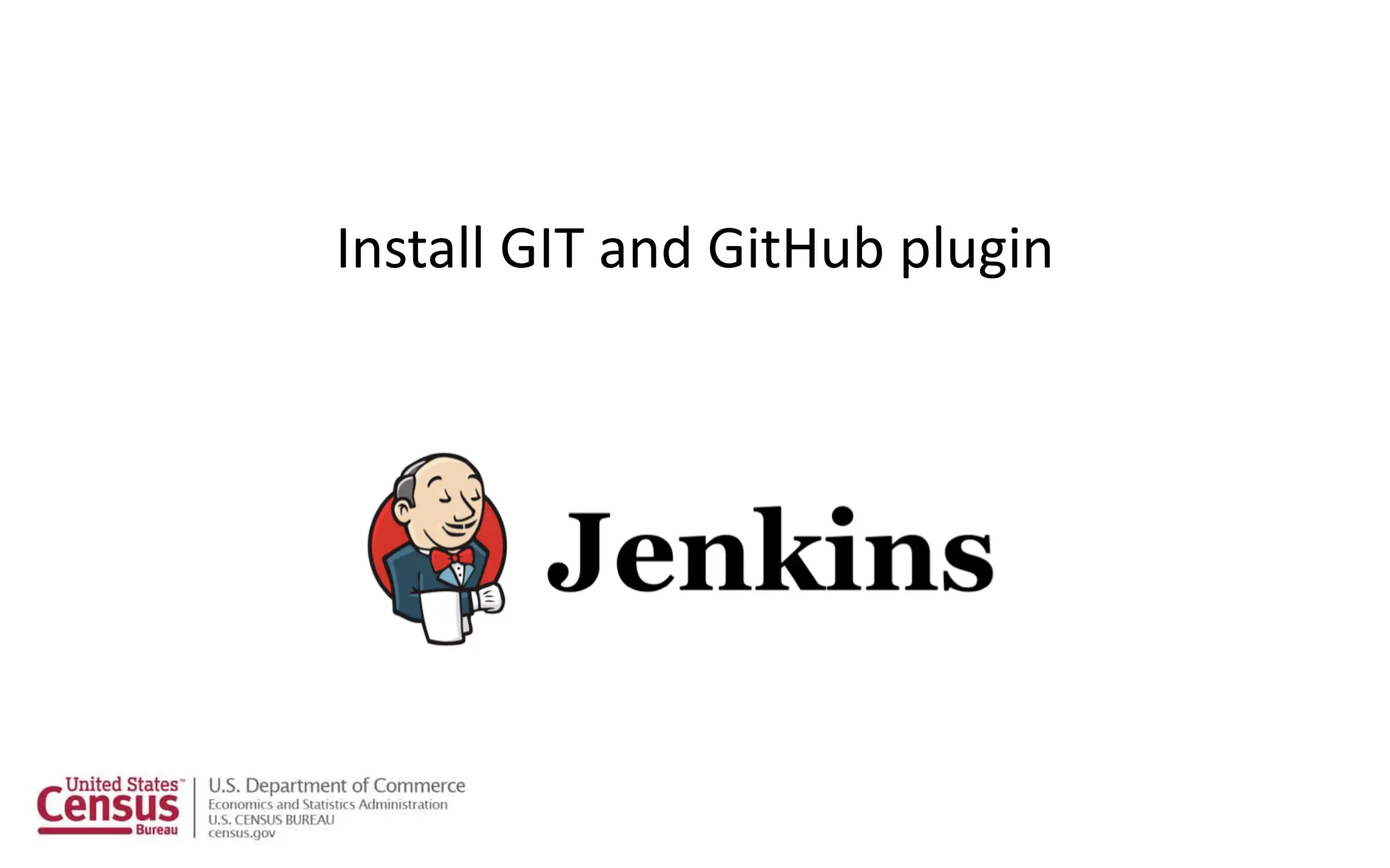 Install GIT and GitHub plugin
 