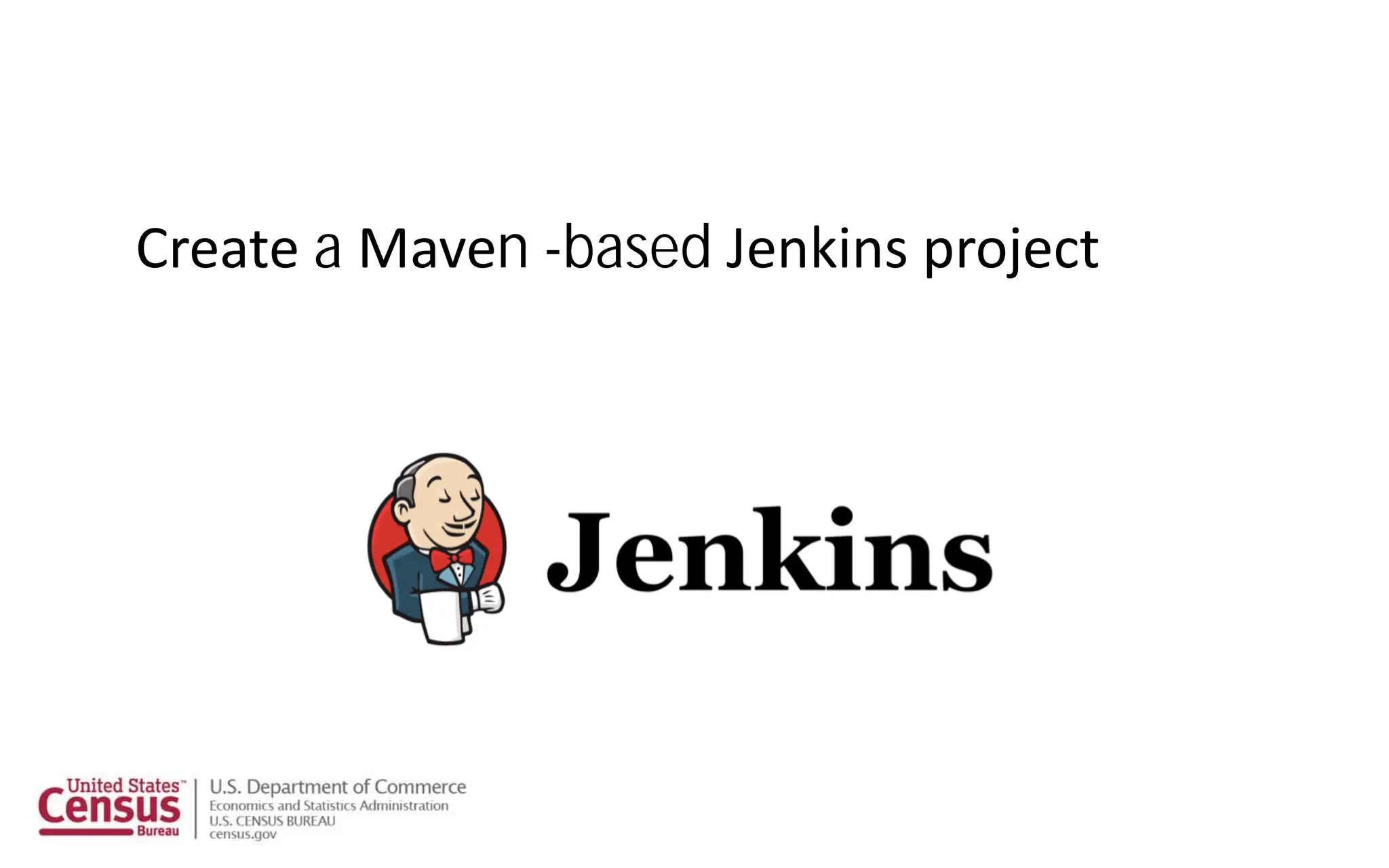 Create a Maven -based Jenkins project
 