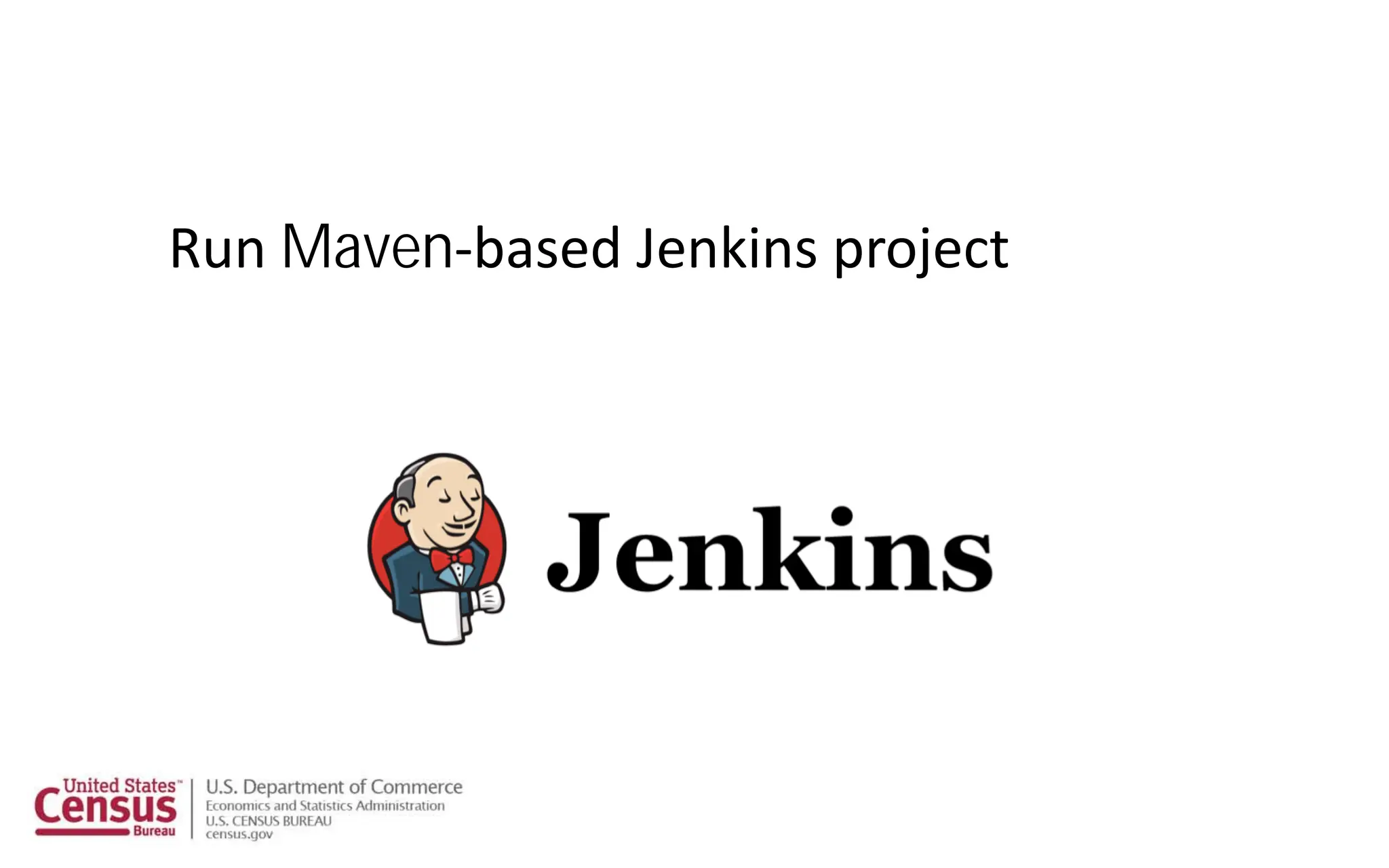 Run Maven-based Jenkins project
 
