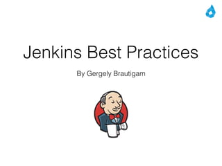 Jenkins Best Practices
By Gergely Brautigam
 