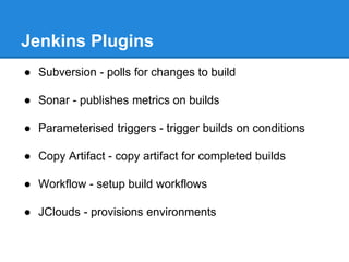 Jenkins CI presentation | PPTX