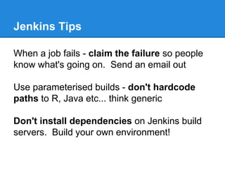 Jenkins CI presentation | PPTX