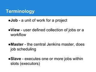 Jenkins CI presentation | PPTX