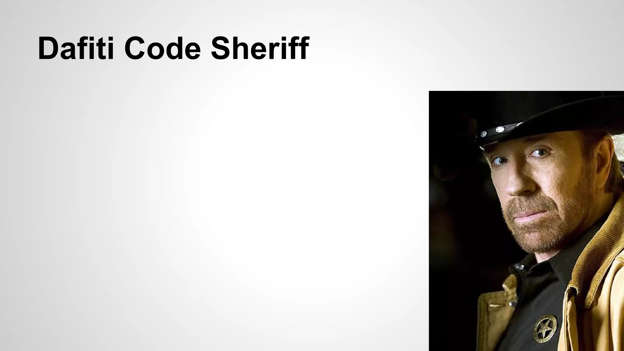 Dafiti Code Sheriff

 