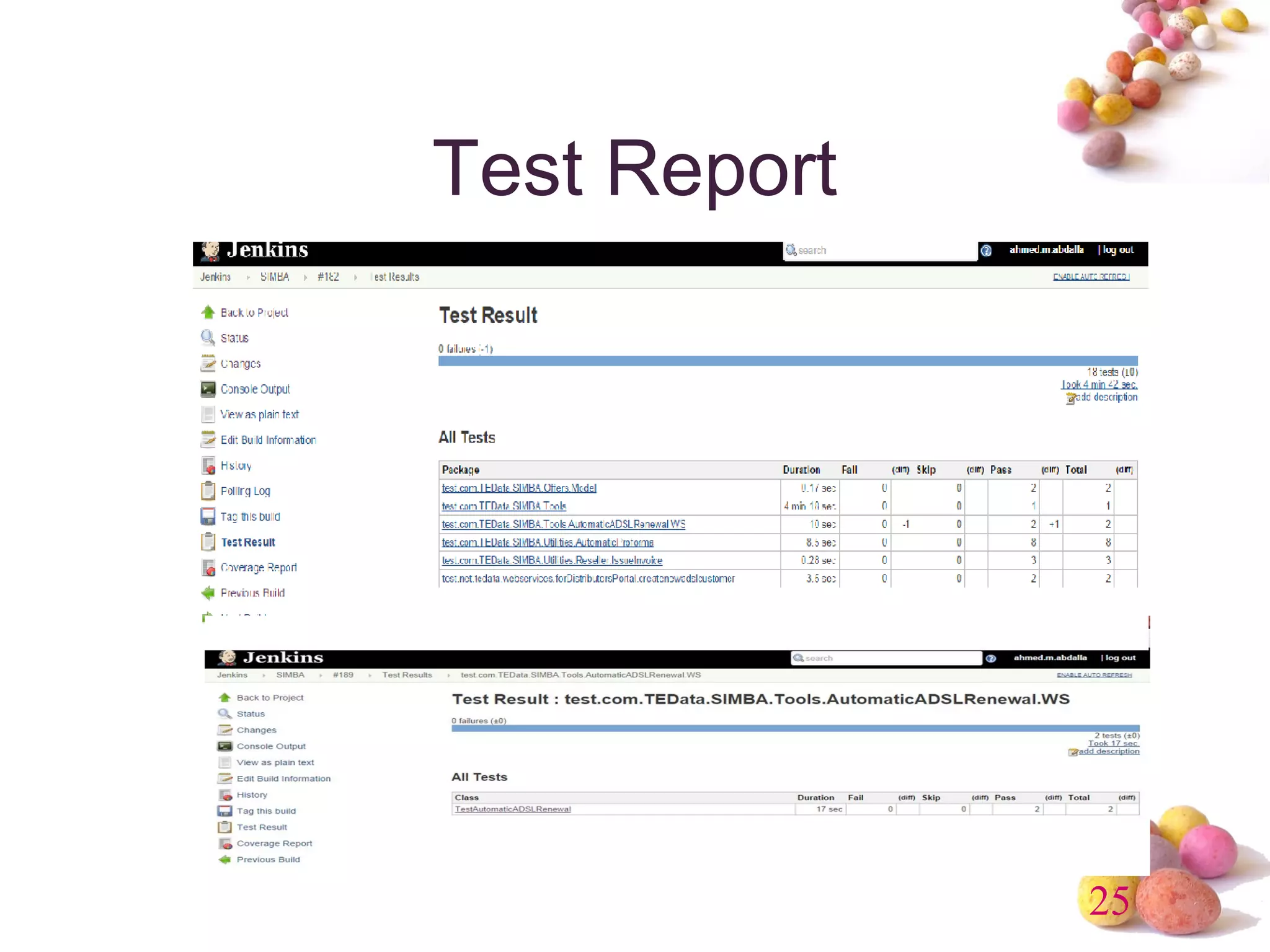 25 
Test Report 
 