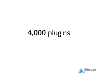 4,000 plugins
 