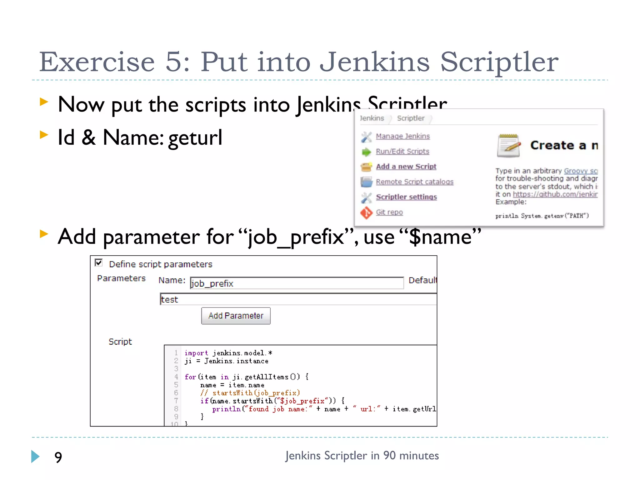 Jenkins Scriptler in 90mins PPT