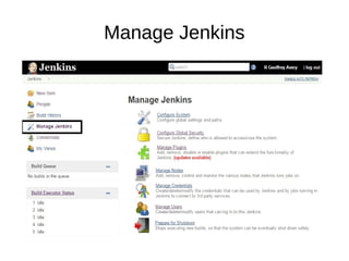 Jenkins 101: Getting Started | PDF