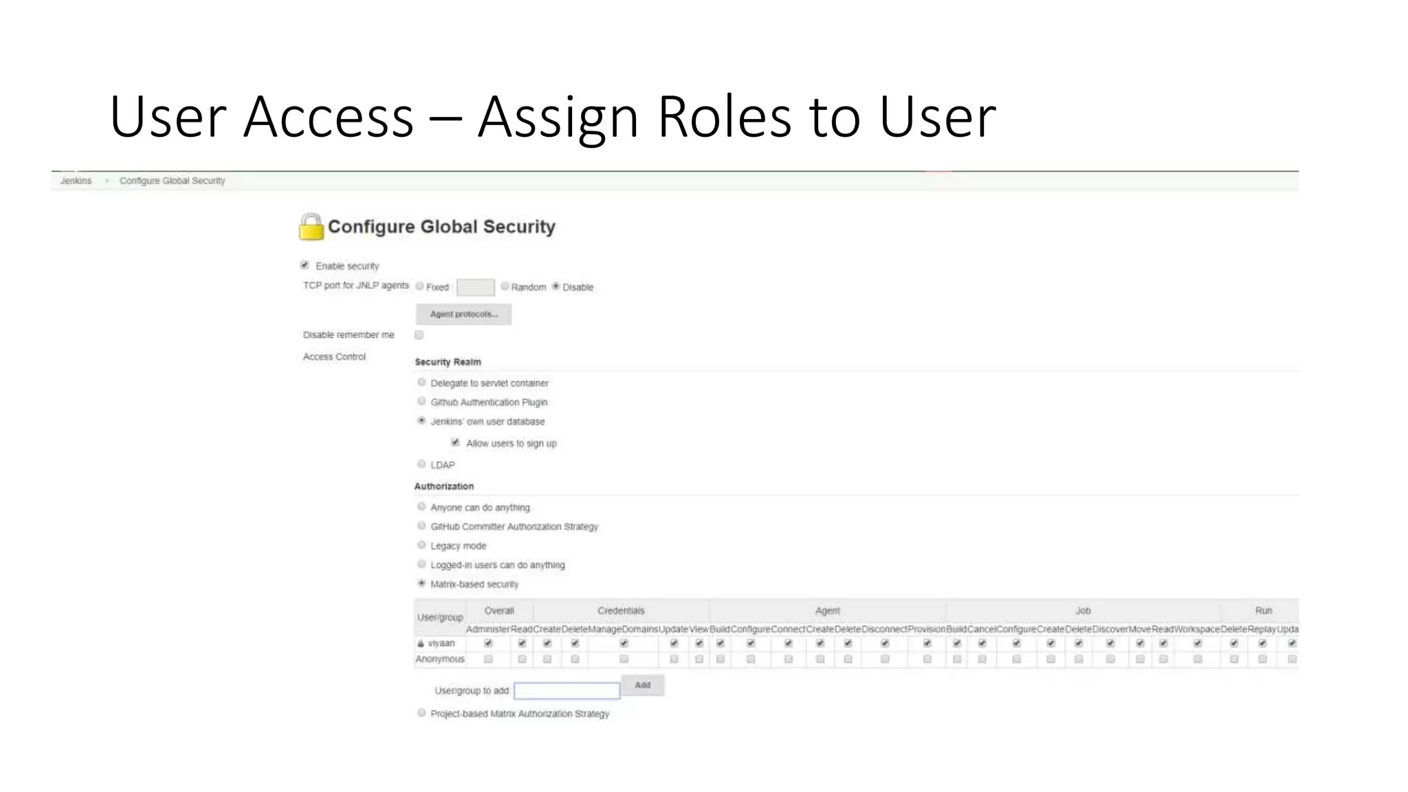 Multi Configuration (Contd.)
 