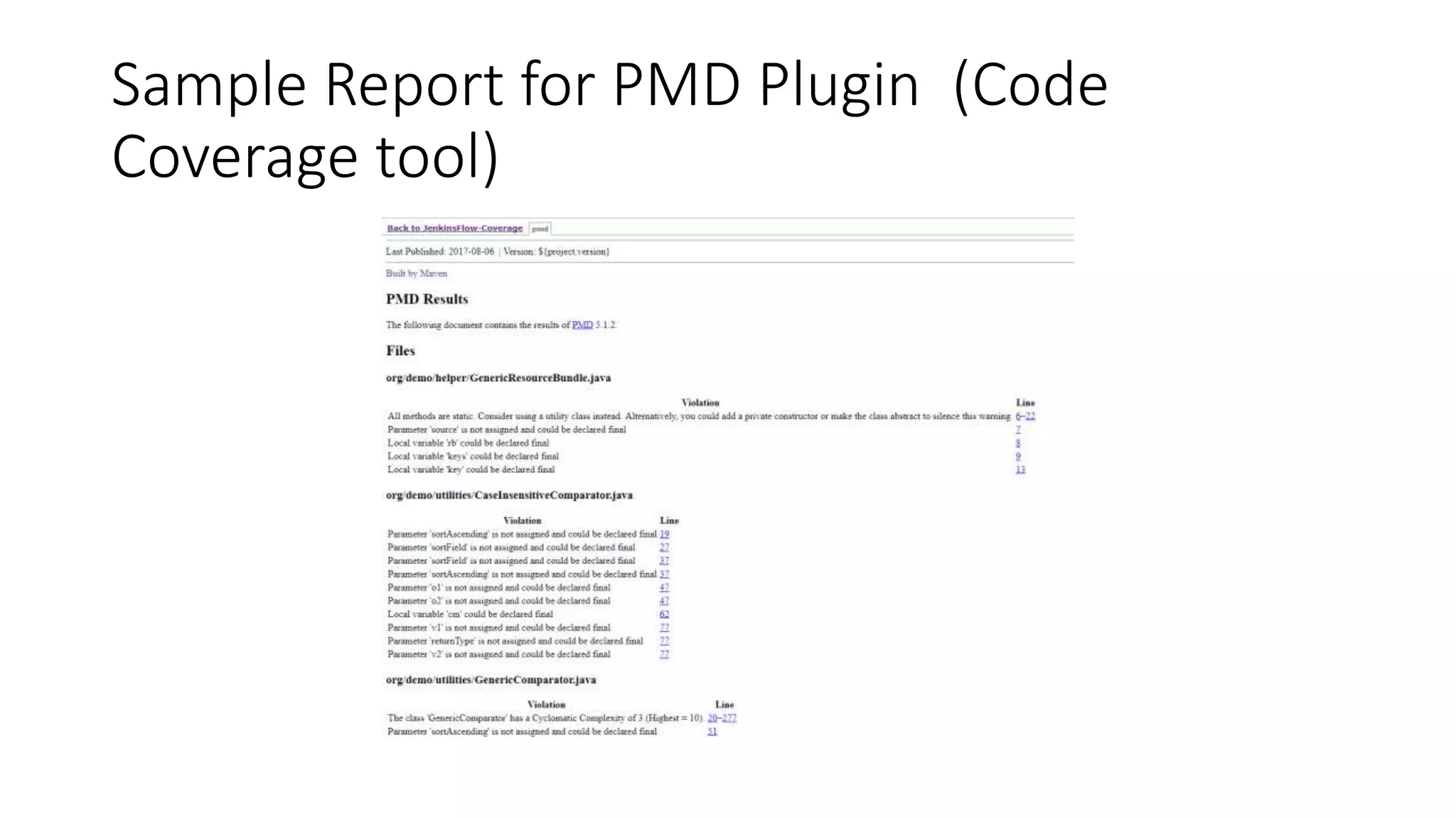 Parameterization (Contd)
• Simple Types
• Boolean
• Choice(Dropdown)
• String
• Text(Same as string but allow new lines)
• Password(masked string)
• Complex Types
• File Parameters(Allows file to be uploaded)
• Run parameters – Access past builds
• Build Selector for copy artifact.
 