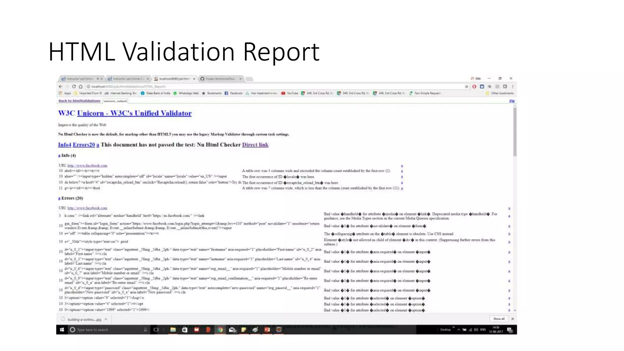 Publish HTML Reports
 