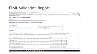 Publish HTML Reports
 