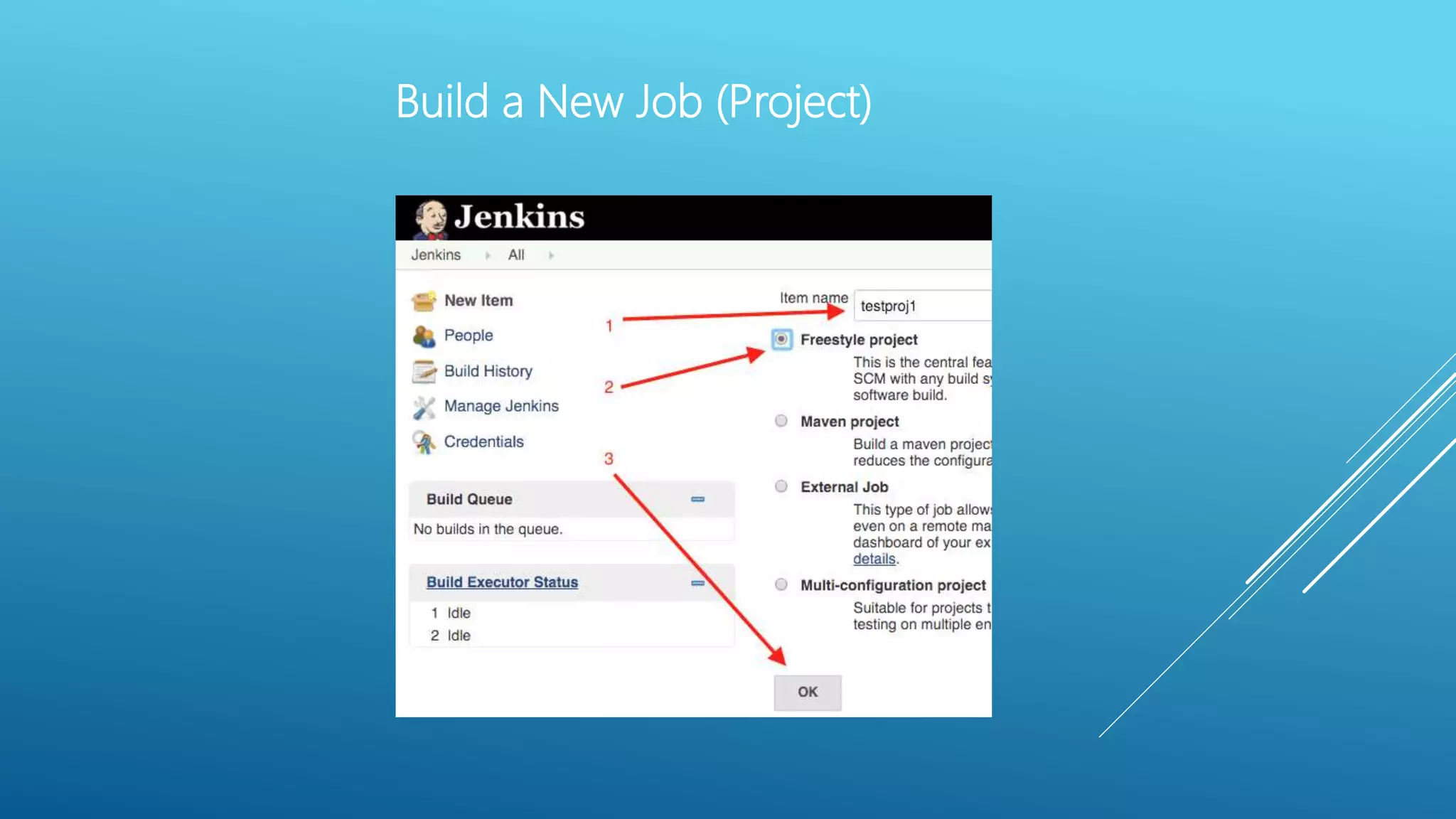 Build a New Job (Project)
 