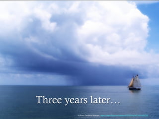 Three years later…
16:9clue, Caribbean seascape, https://www.flickr.com/photos/53255320@N07/4931452279/
 