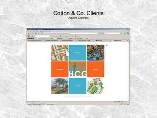 Cotton & Co. Clients Aquent Contract 