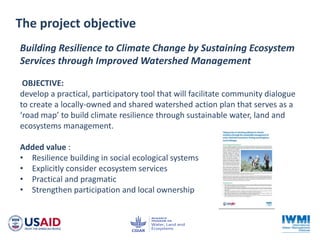 Building Resilience to Climate Change by Sustaining Ecosystem Services ...