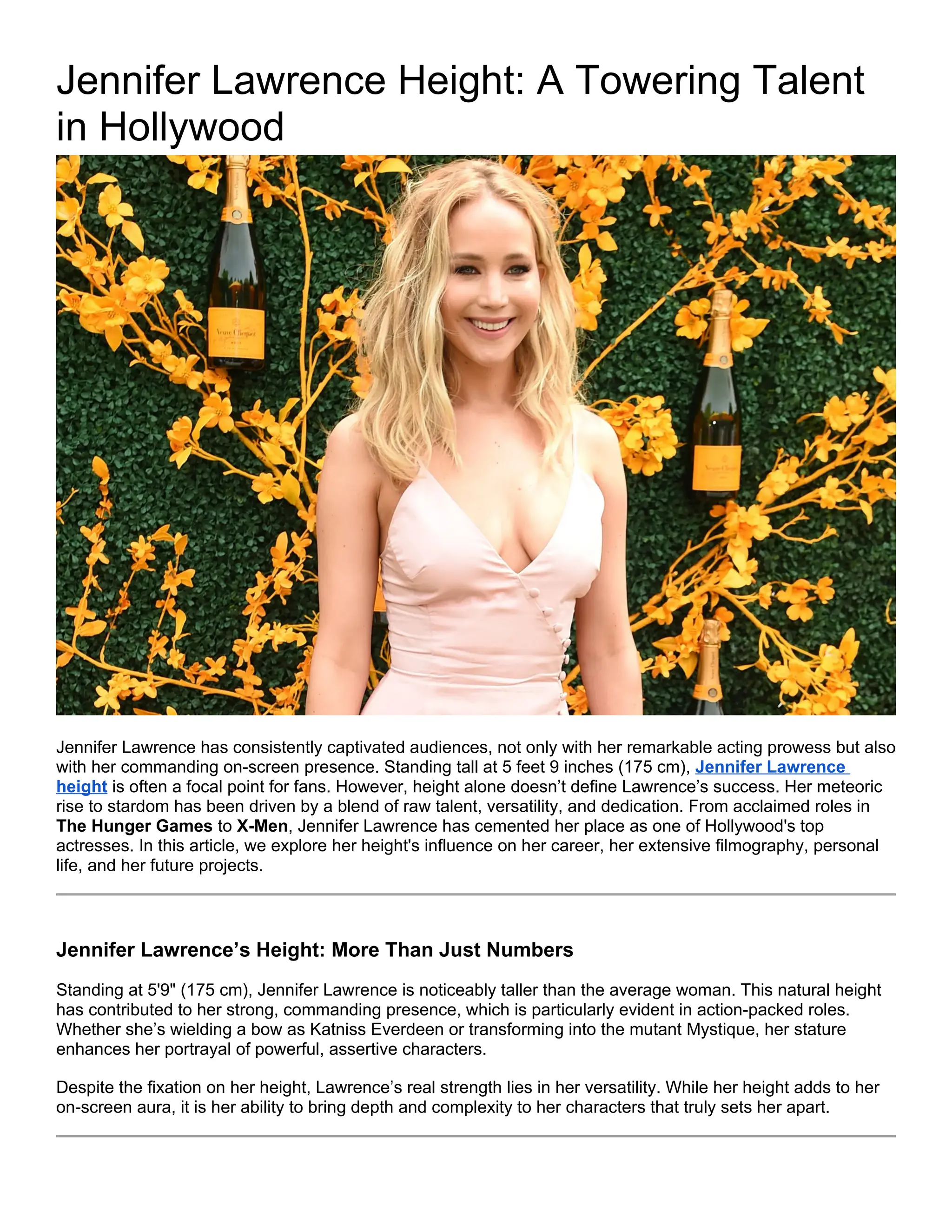 Jennifer Lawrence Height_ A Towering Talent in Hollywood.docx | Movies