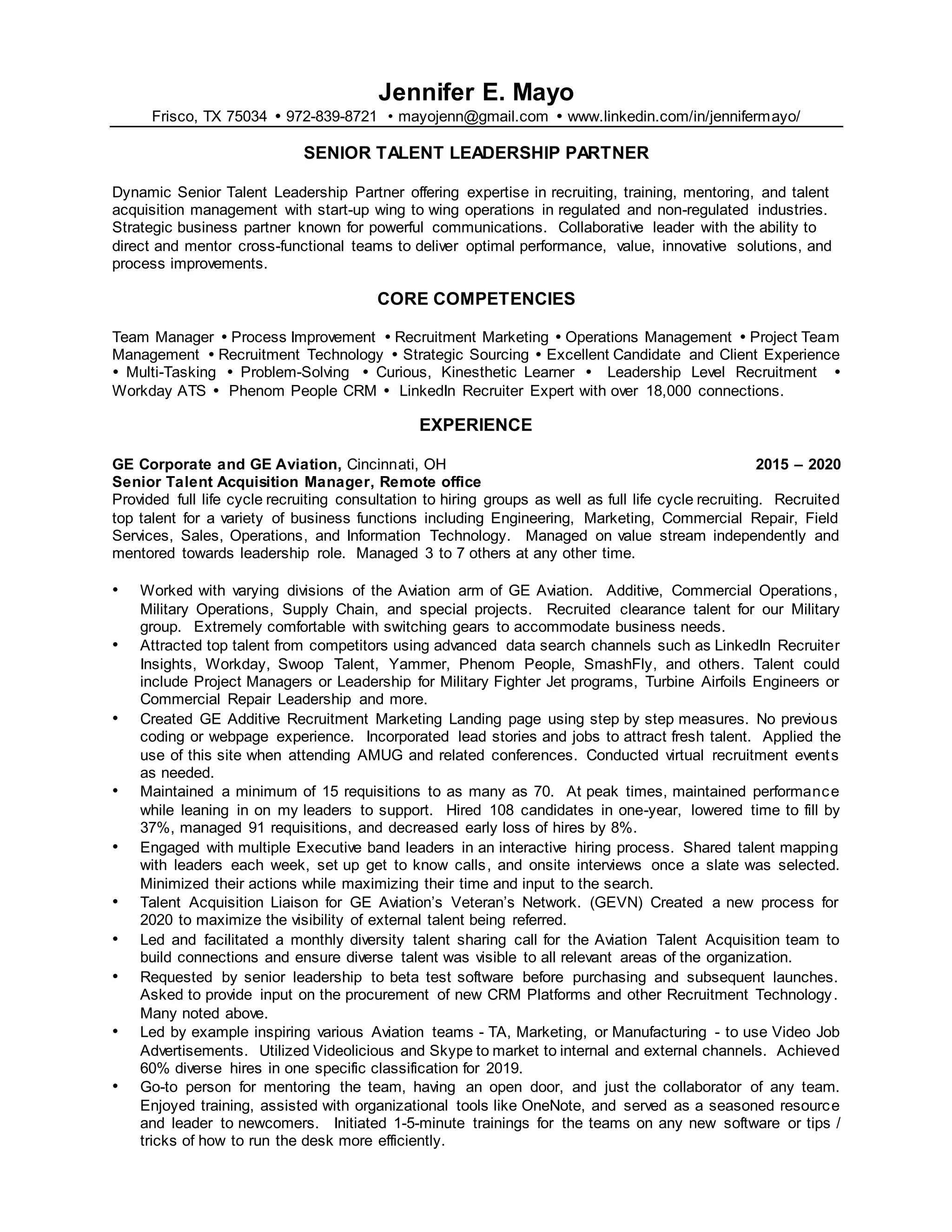 Jennifer mayo resume final | DOCX