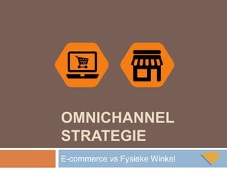 OMNICHANNEL
STRATEGIE
E-commerce vs Fysieke Winkel
 