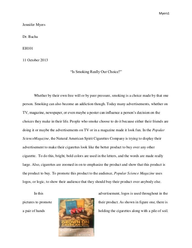 Visual analysis essay template