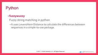 Fuzzy Matching to the Rescue | PDF