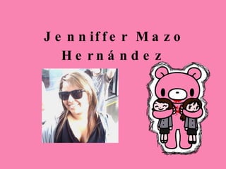 Jenniffer Mazo Hernández   