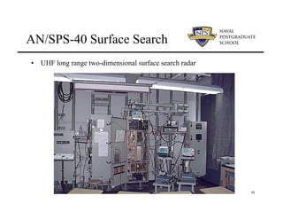 50
AN/SPS-40 Surface Search
• UHF long range two-dimensional surface search radar
 