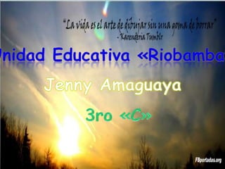Jenny amaguaya