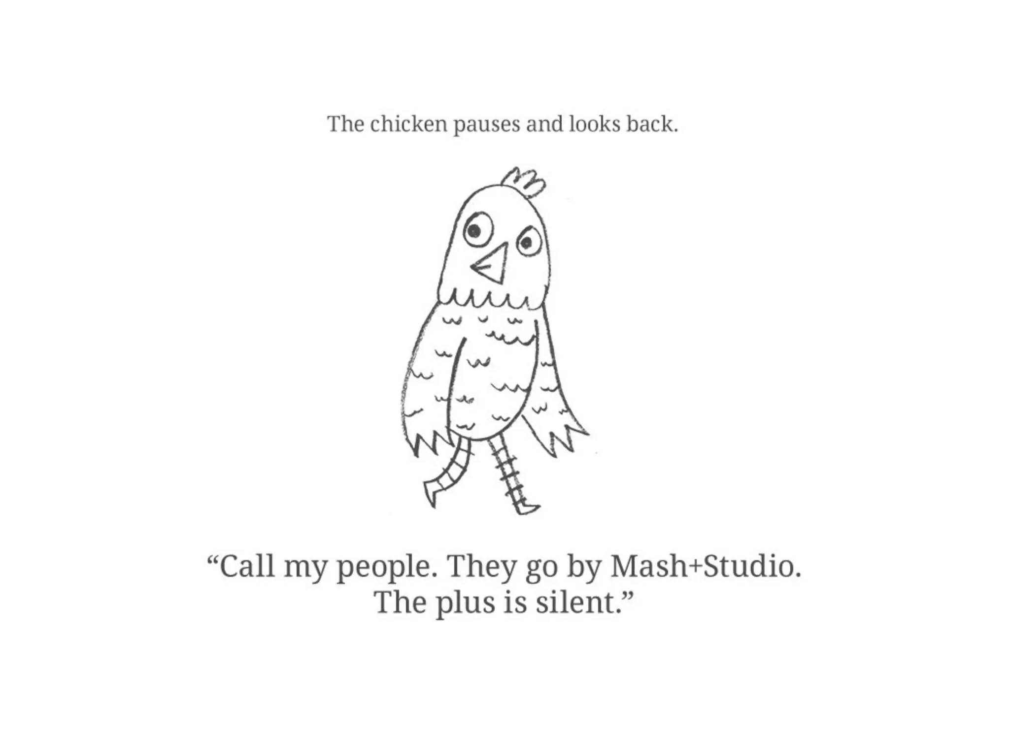 Jenny and the Chicken