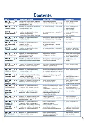 Reading and Writing Student's book 3 edition